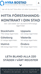 Mobile Screenshot of hyrabostad.se